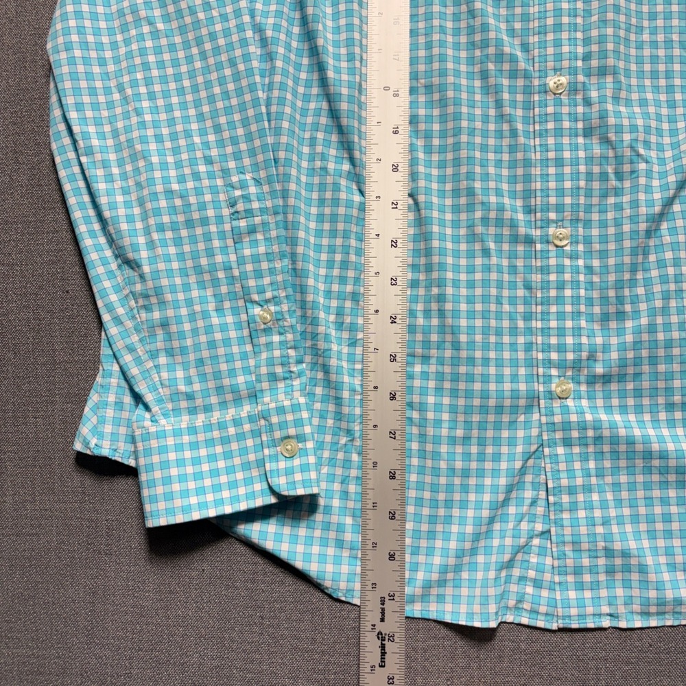 Vineyard Vines‎ Performance Classic Fit Tucker Shirt Mens XL Gingham Blue - Picture 6 of 10